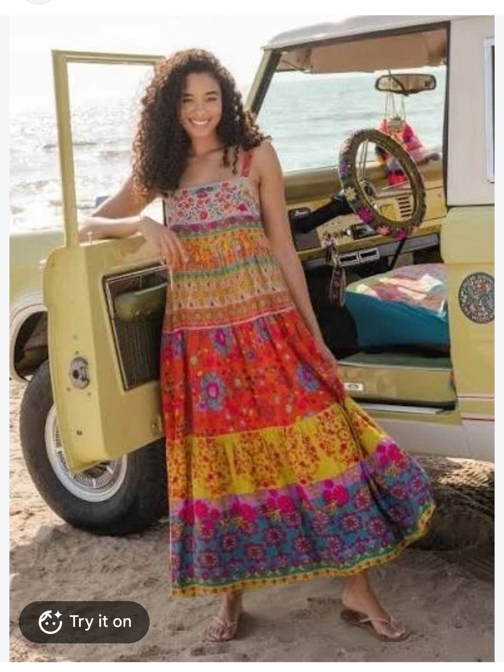 Natural Life Patricia Floral Maxi Dress Size Large